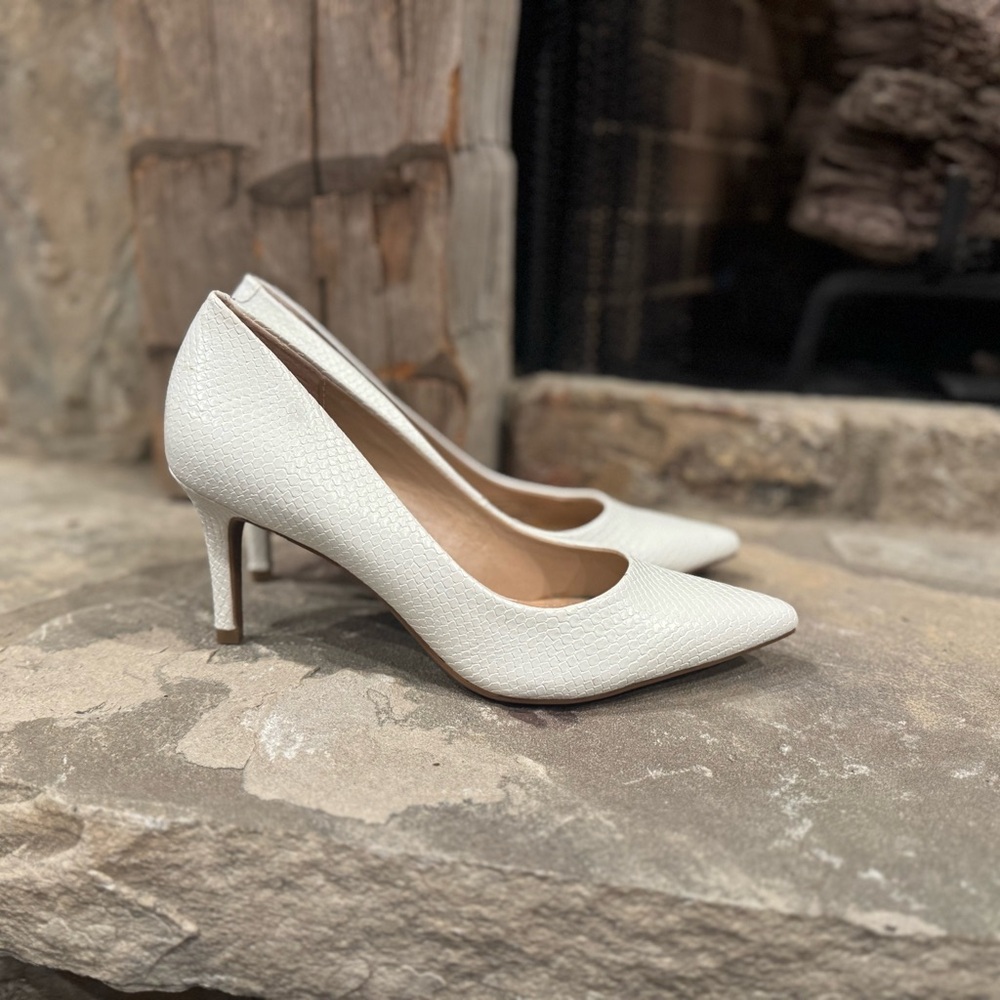 Elegant White Women's Heels
